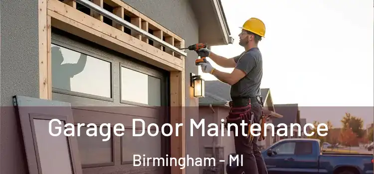  Garage Door Maintenance Birmingham - MI