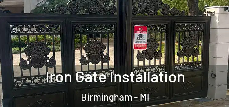  Iron Gate Installation Birmingham - MI